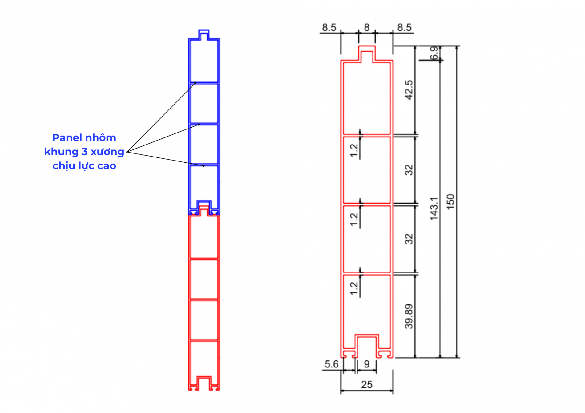 Cửa Chống Ngập Tiêu Chuẩn C15 – hình 1