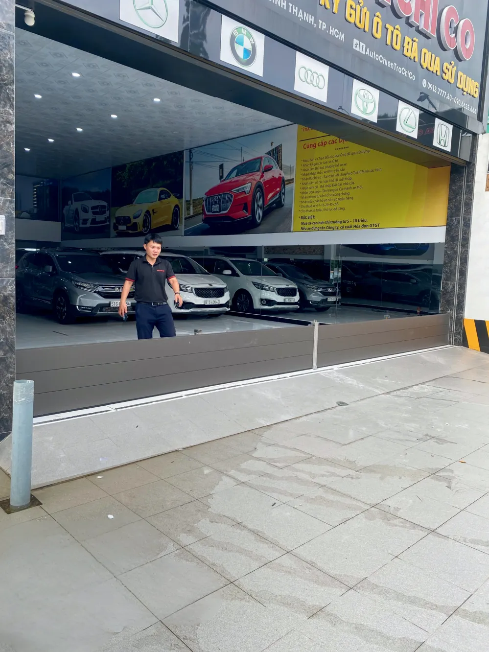 Chống ngập Showroom ô tô Tra Chi Co – ảnh 1
