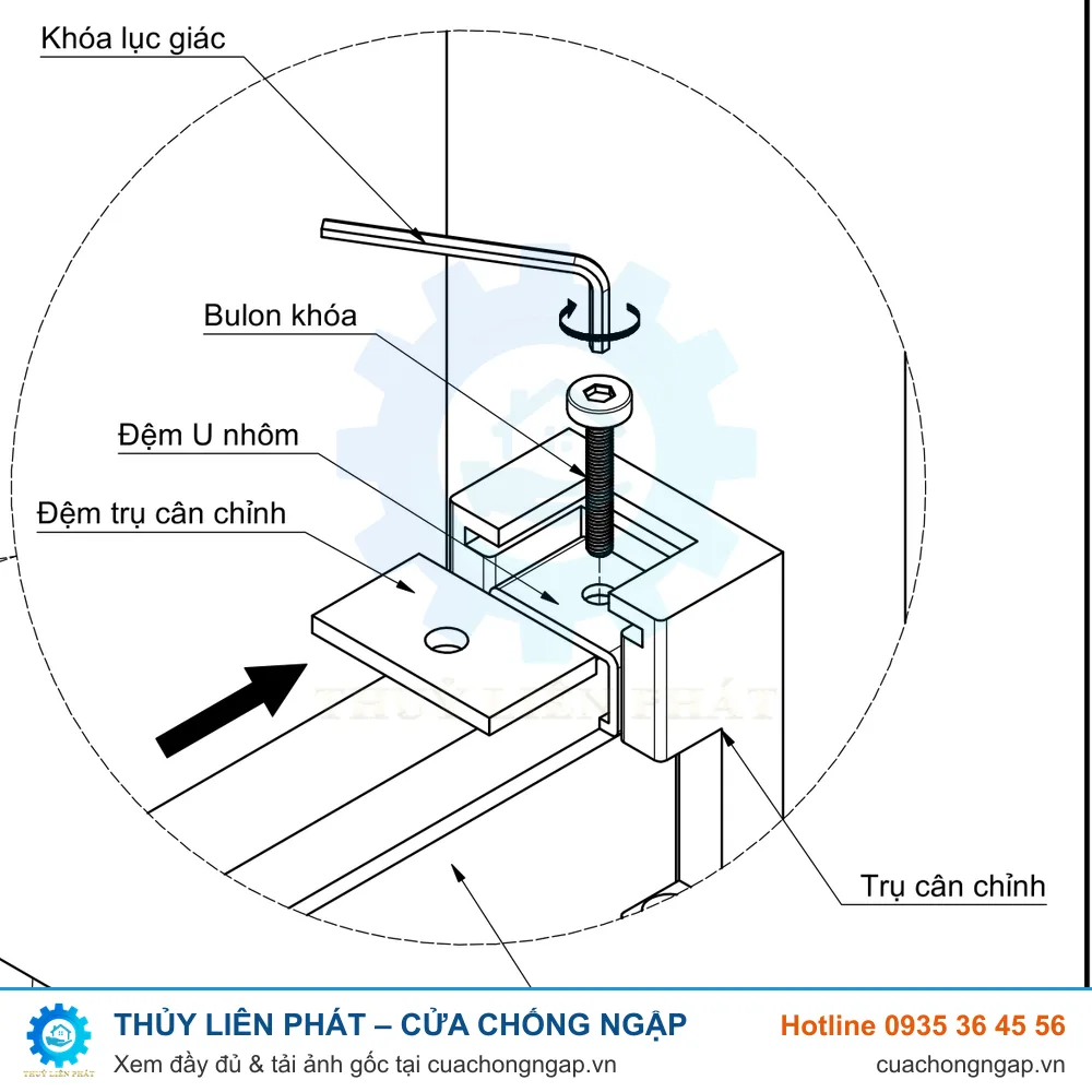 Cửa chống ngập lắp ráp bị rò nước: nguyên nhân và cách khắc phục